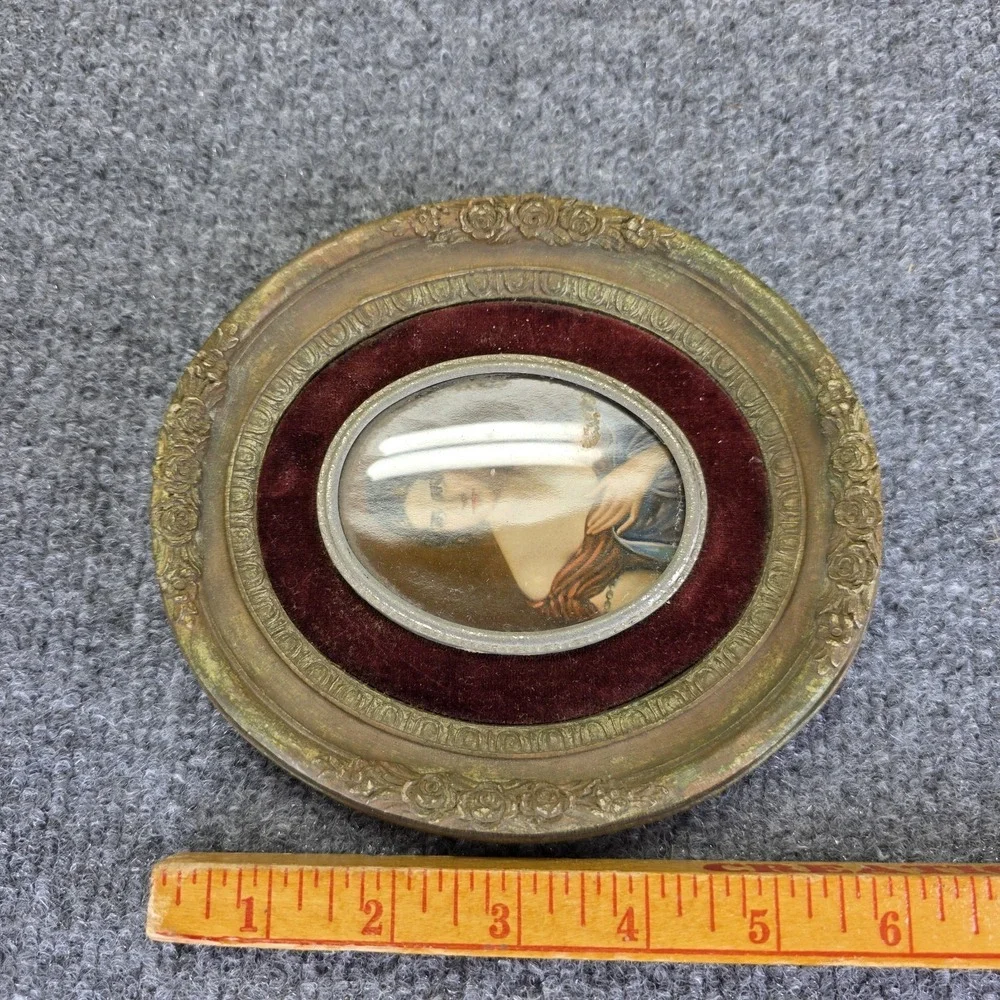 Vintage cameo creations Pauline Bonaparte Mini Frame Portrait Salomon G. Counis